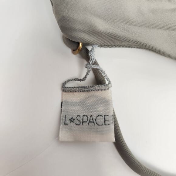 L*Space Flashback Bikini Top in Gray Size Small NWT - Picture 3 of 4